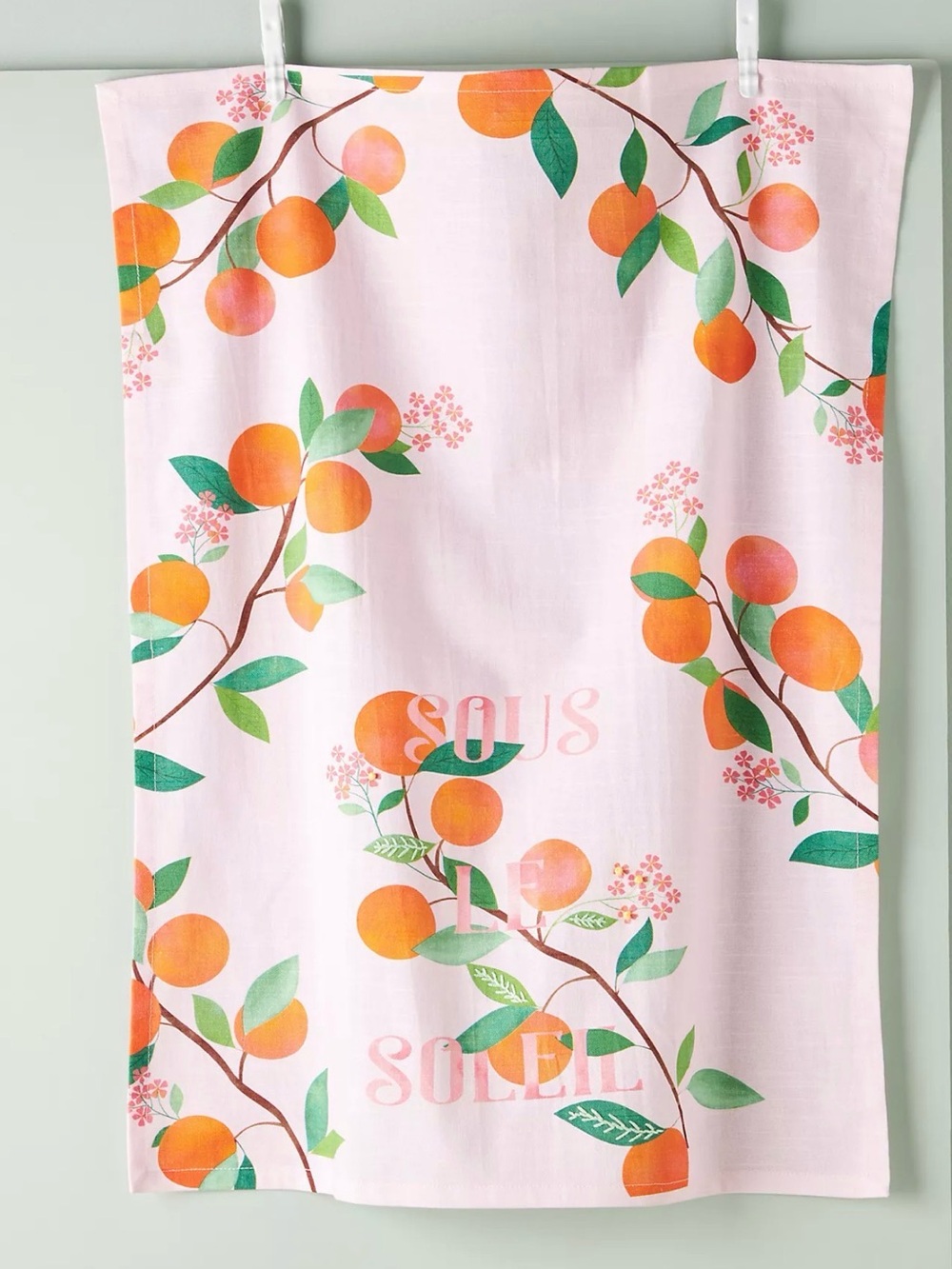 Carly Watts Clementine Dish Towel